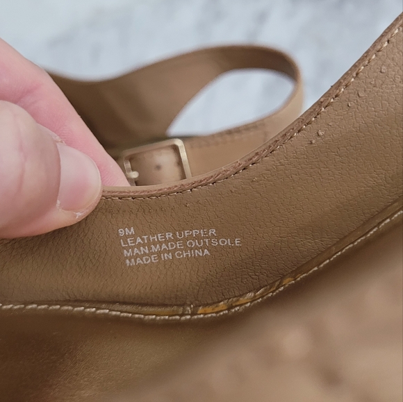 Lilly Pulitzer Krisie gold Cork Wedge Sandal Womens size 9 - Picture 5 of 6